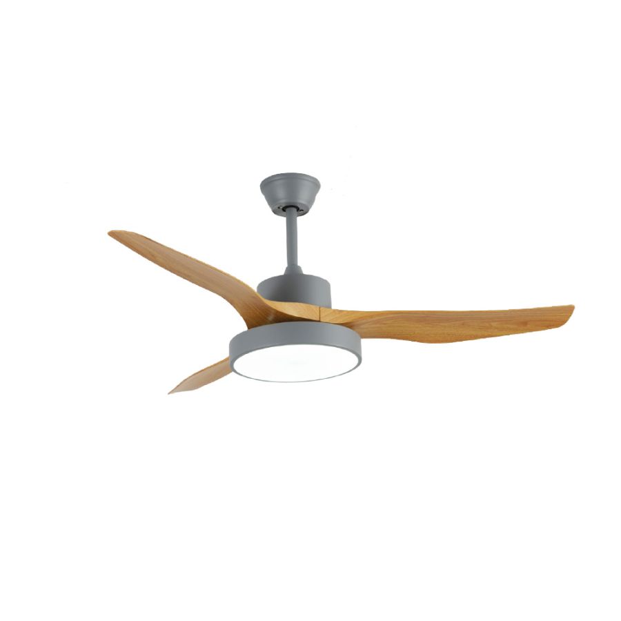 it-Lighting Nitinat 25W 3CCT LED Fan Light in Gray with Wooden Color 102000230